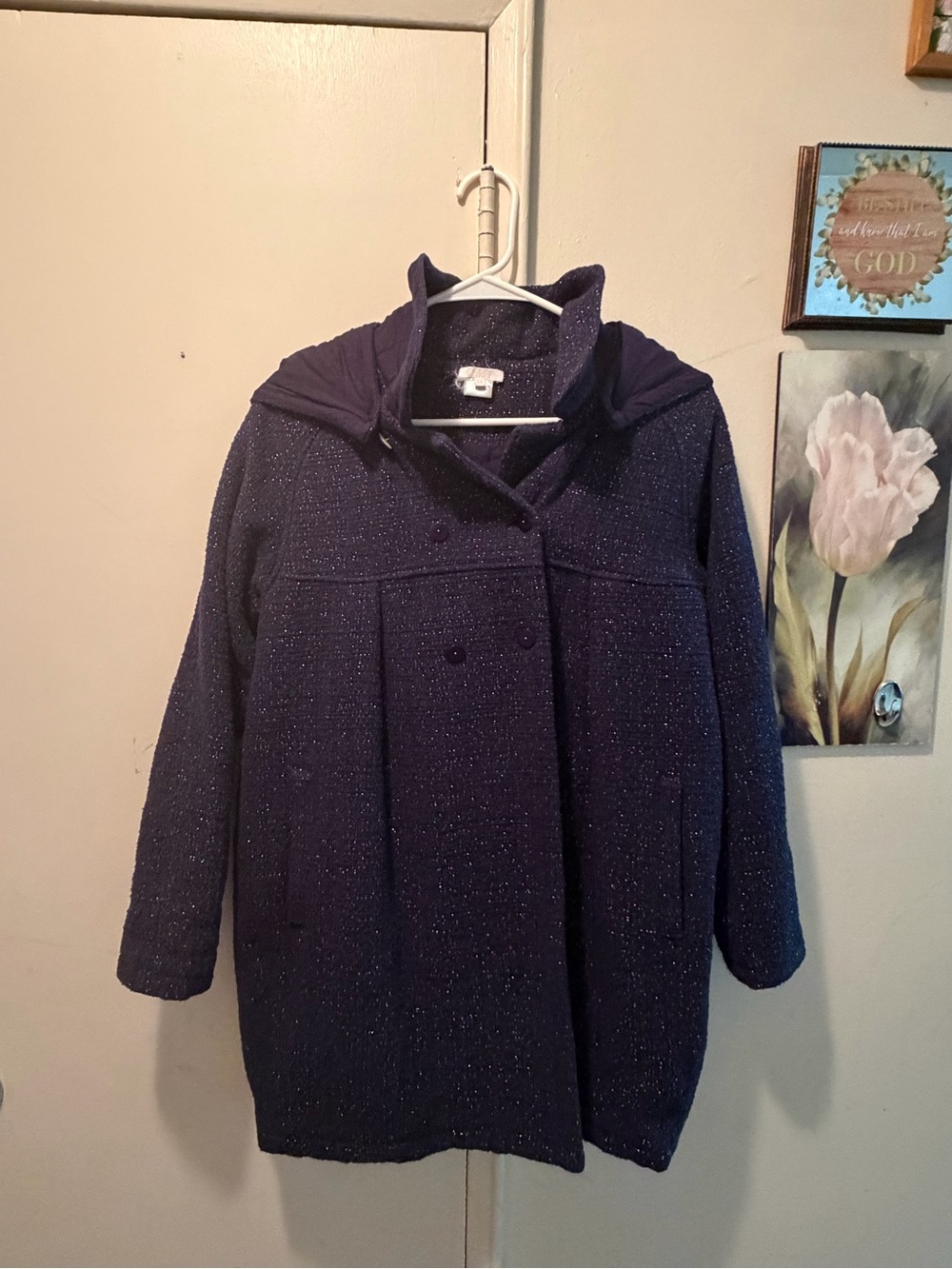 Chloe jacket for girls. Size 14 navy